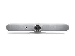 Logitech Rally Bar White 960-001324, All-in-One 4K Conference Camera for Medium Rooms