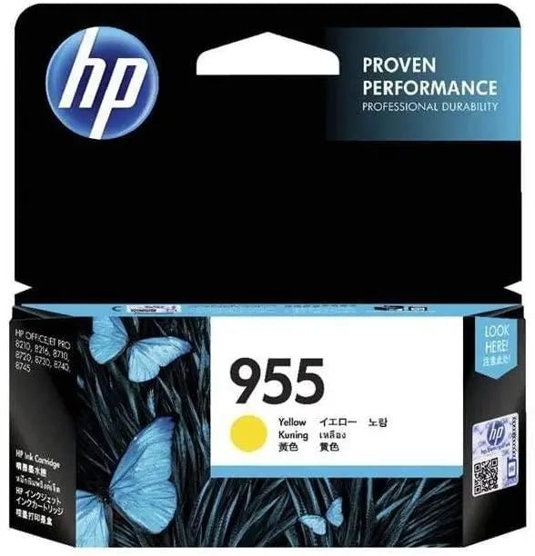 HP 955 Yellow Ink Cartridge for L0S57AA for HP Package Contain – 1