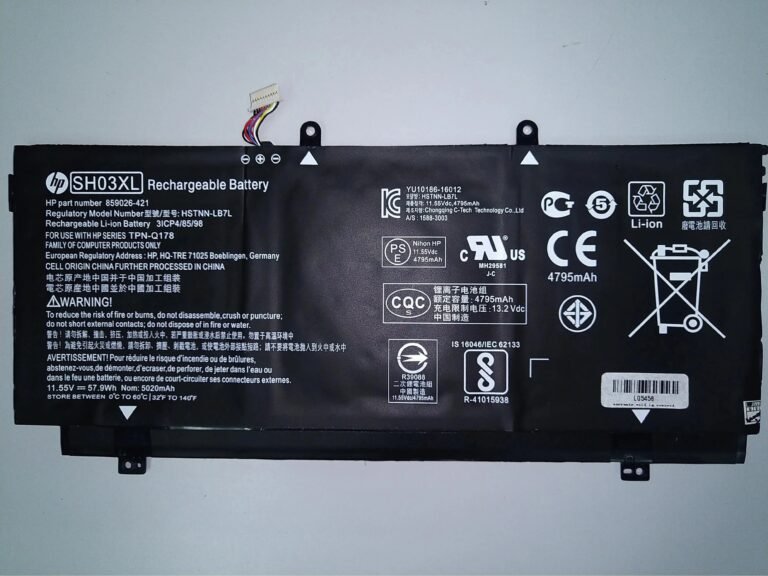 Original HP SH03XL Laptop Battery, 11.55V 5020mAh for Envy 13-AB044