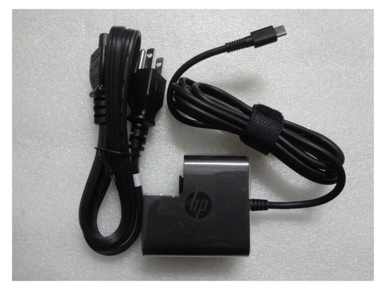 Original HP X360 Laptop Charger, 45W 20V for ChromeBook 13 G1