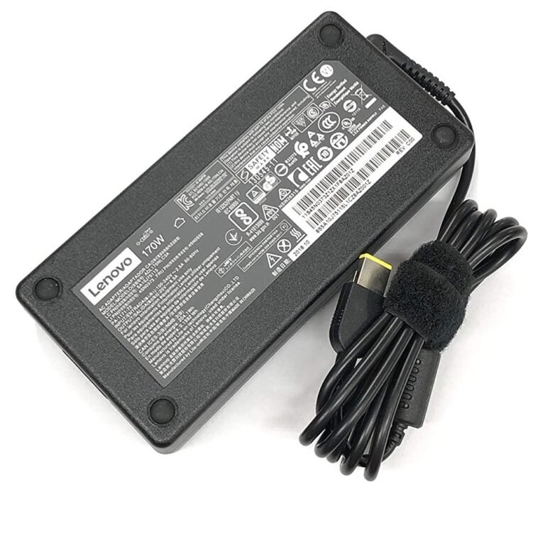 Original Lenovo Y500 Laptop Charger, 170W 20V for Legion R7000