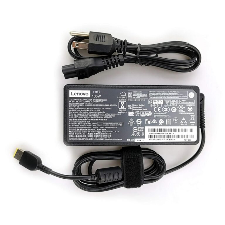Original Lenovo Y520 Laptop Charger, 135W 20V for Lenovo Legion Y520-15IKBA