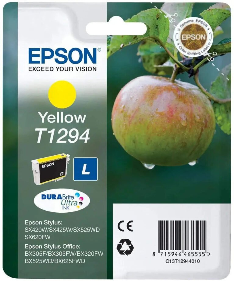 Epson t1294 Yellow Ink Cartridge for C13T12944011