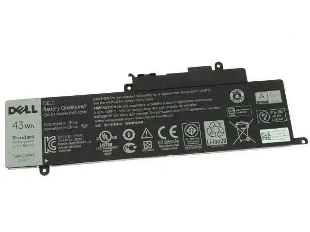 Original Dell GK5KY Laptop Battery, 11.1V 3800mAh for Inspiron 13 7000
