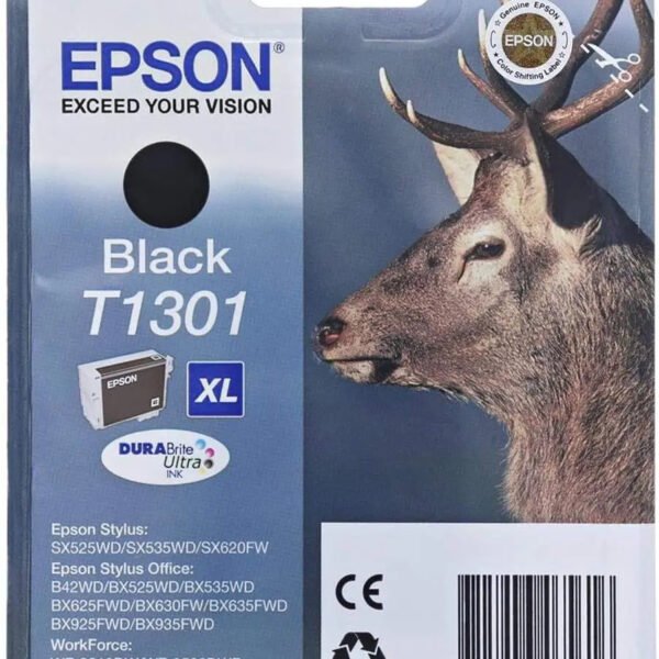Epson T1301 Black Ink Cartridge for B42WD