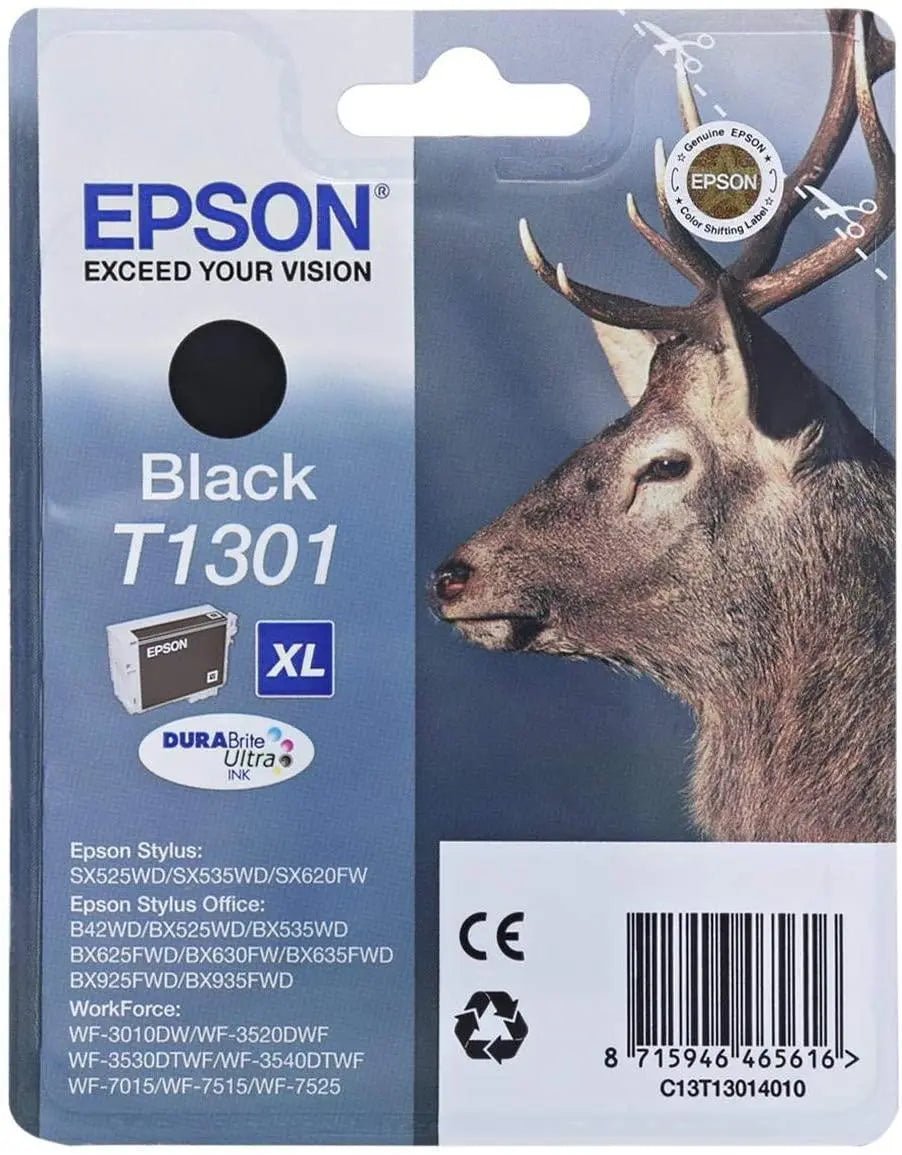product-2282 Epson T1301 Black Ink Cartridge for B42WD