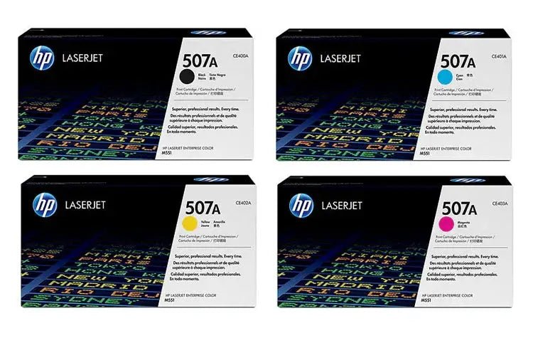 Original HP 507A Black Toner Cartridge for M570dw