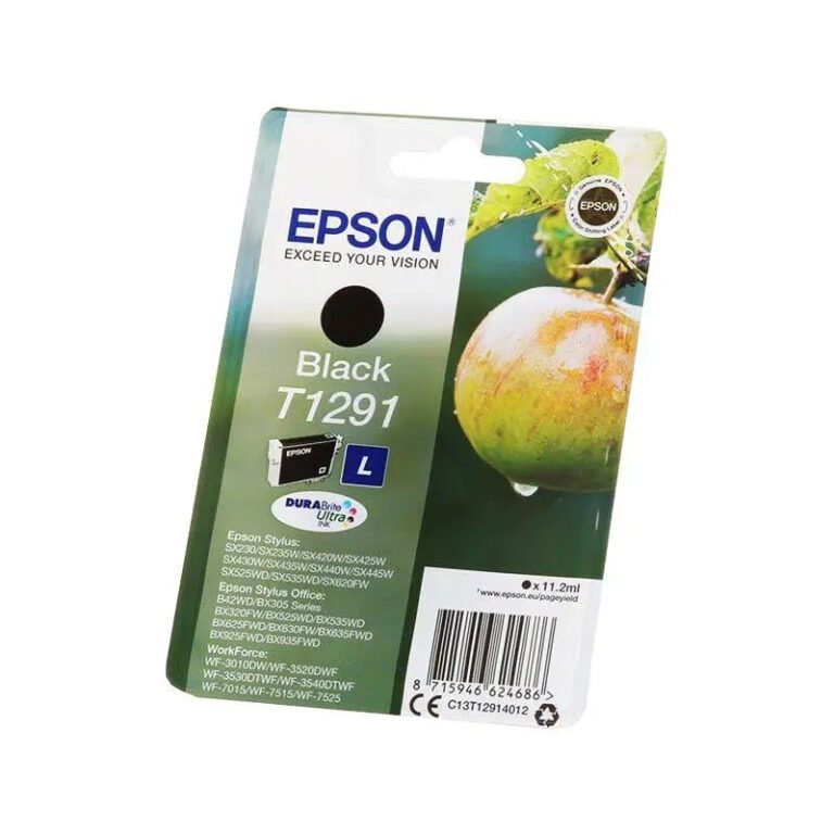 Original Epson T1291 Black Ink Cartridge