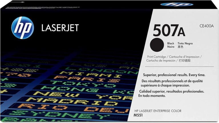 Original HP 507A Black Toner Cartridge for M551