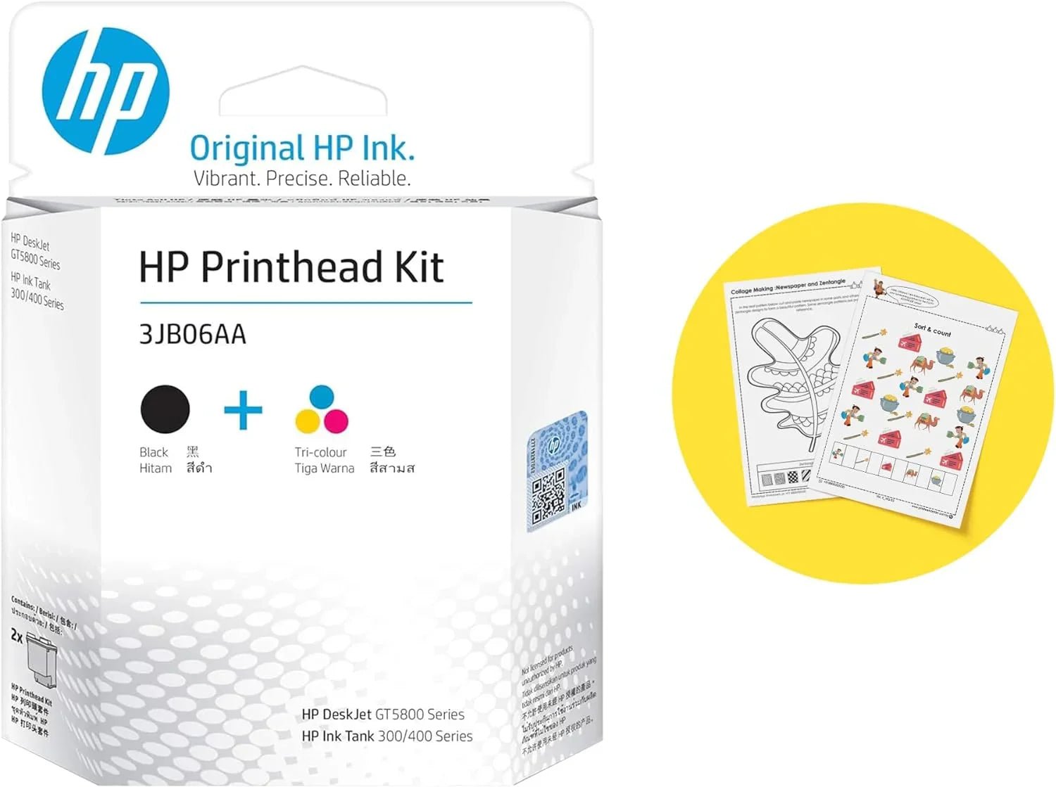 product-2831 Compatible 2-Pack HP GT51/GT52 Black Printhead for GT51