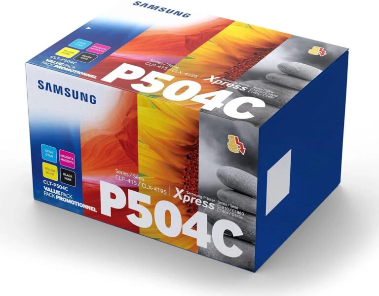 Original 4-Pack HP CLT-P504C Black Toner Cartridge for C1454