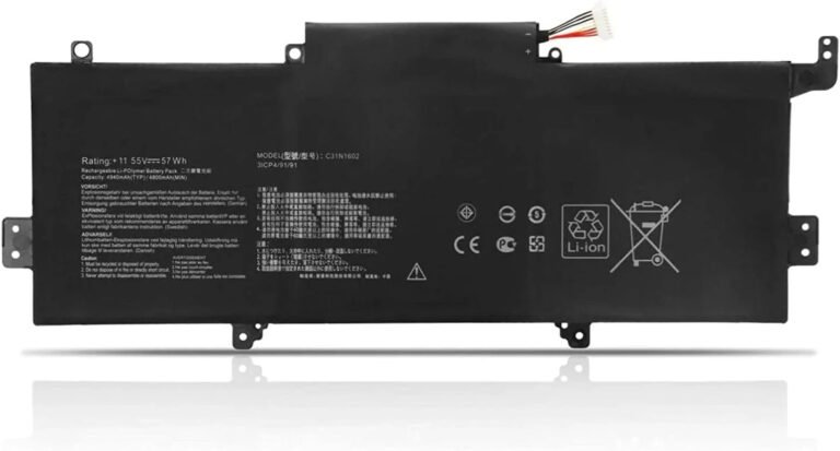 Compatible ASUS U3000U Laptop Battery, 11.55V 57Wh for UX330 UX330U