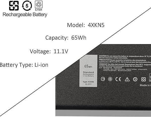 Compatible Dell P46G Laptop Battery, 11.1V 65Wh for Dell P46G P46G001