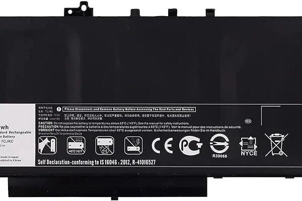 Compatible Dell E7270 Laptop Battery, 11.4V 42Wh for Dell Latitude 12