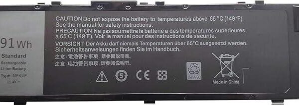 HP SR03XL Laptop Battery, 11.55V 52.5Wh for Pavilion Gaming 15-cx0000