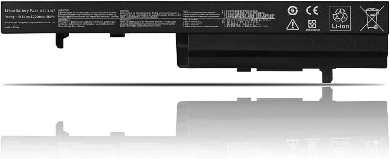 Compatible ASUS U47A Laptop Battery, 10.8V 56Wh for U47 U47C