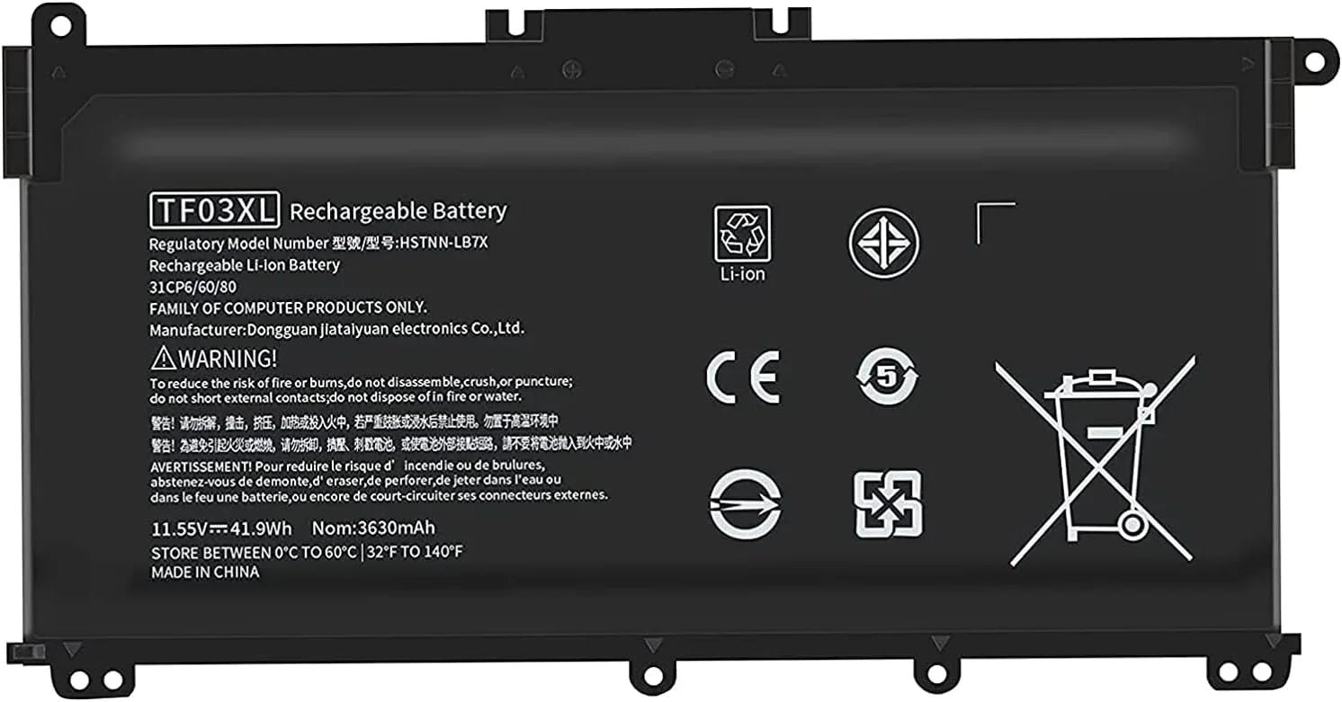product-3174 Compatible HP HT03XL Laptop Battery, 11.55V 41.7Wh for Pavilion 14-CM0000