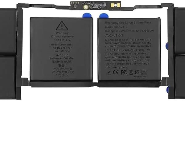 Compatible Apple A2113 Laptop Battery, 11.36V 99.8Wh 8790mAh for A2113 11.36V