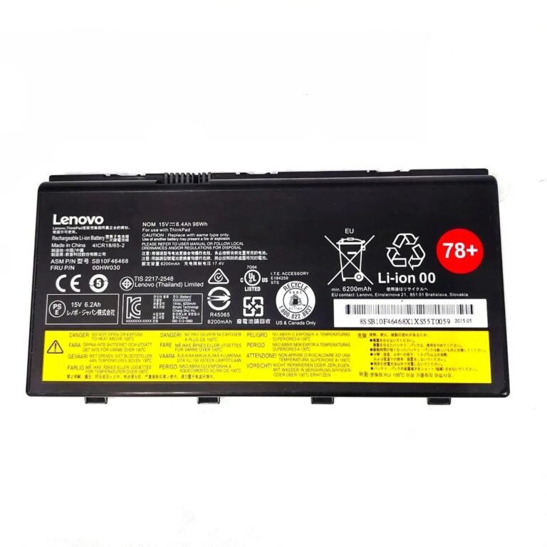 Original Lenovo SB10F46468 Laptop Battery, 15V 96Wh for Thinkpad P70 P71