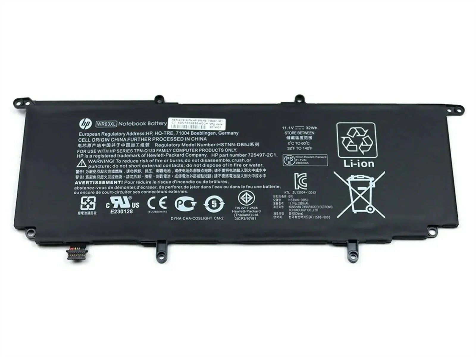 product-3240 Original HP WR03XL Laptop Battery, 11.1V 2860mAh for Pavilion 13-P100ED