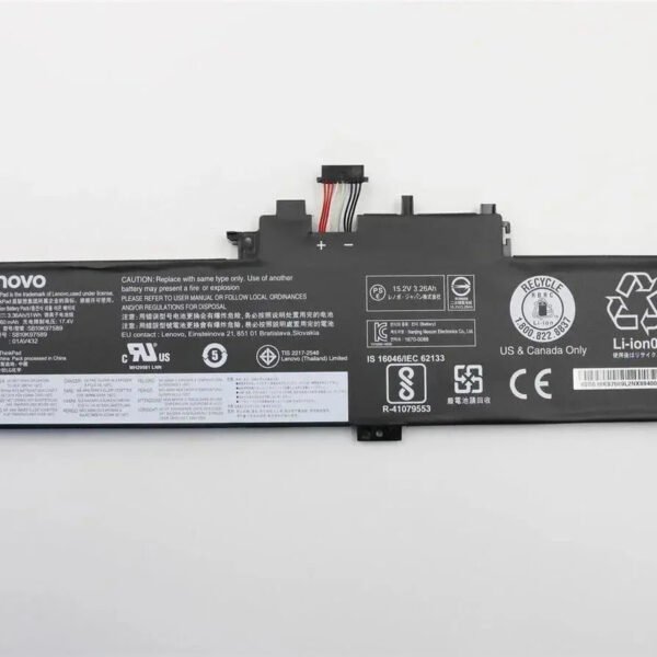 Original Lenovo SB10K97591 Laptop Battery, 15.2V 3355mAh for Lenovo ThinkPad New S1
