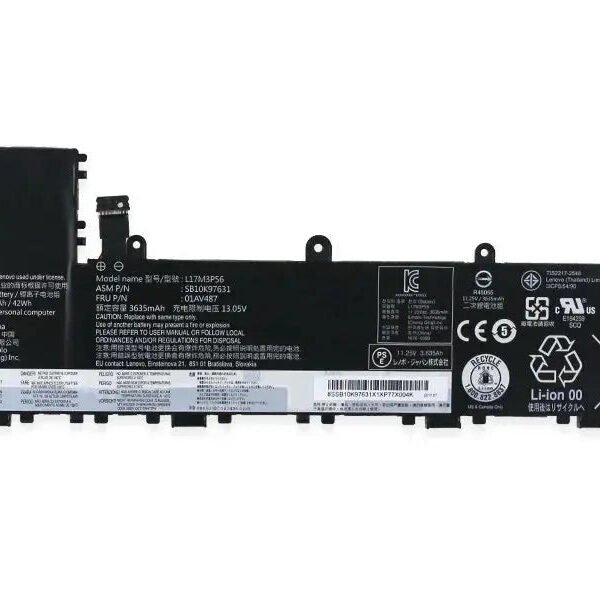 Original Lenovo L17L3P54 Laptop Battery, 11.25V 3735mAh for Thinkpad 11e 5th