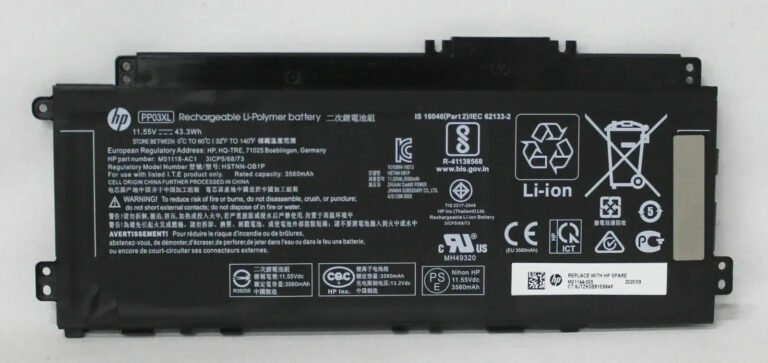 Original HP PP03XL Laptop Battery, 11.55V 3560mAh for HP Pavilion 13