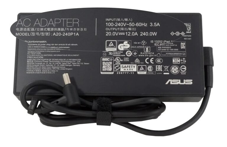 Original ASUS G533 Laptop Charger, 240W 20V for We'll Send Which