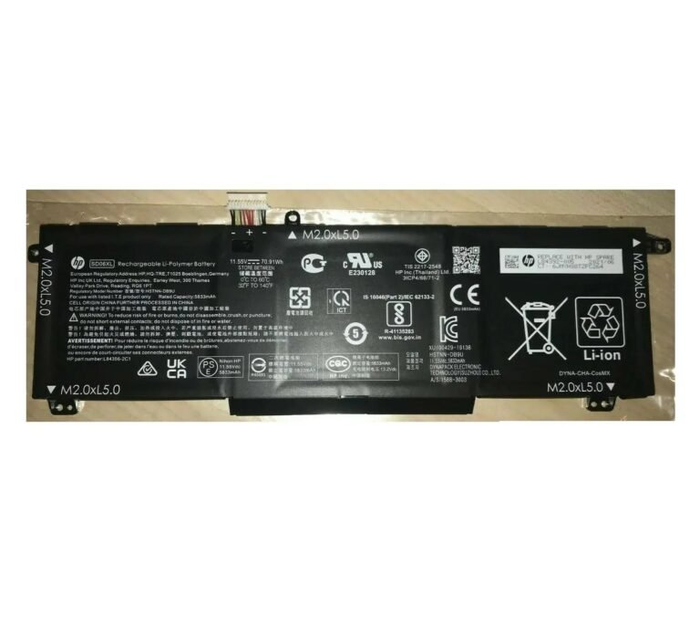 Original HP SD06XL Laptop Battery, 11.55V 6139mAh for Omen 15 2020