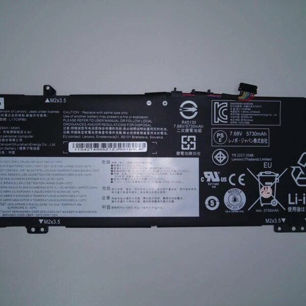 Original Lenovo L17C4PB0 Laptop Battery, 7.68V 5928mAh for Yoga 530-14IKB
