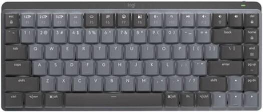Logitech MX Mechanical Mini Bluetooth and 2.4 GHz Wireless QWERTY Keyboard
