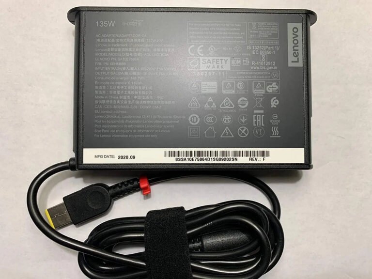 Original Lenovo ADL135SDC3A Laptop Charger, 135W 20V for Lenovo ThinkPad P1
