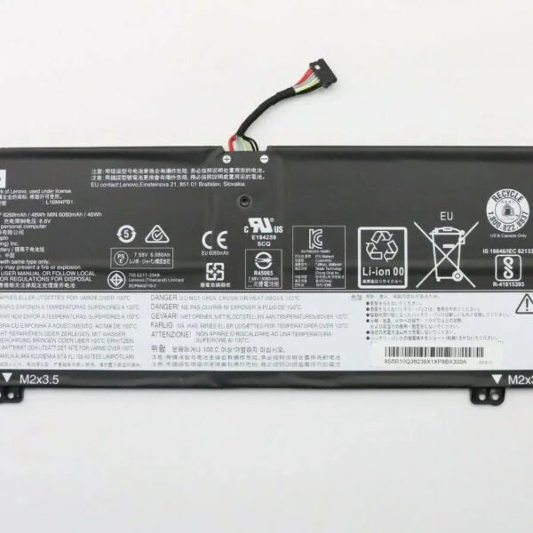 Original Lenovo L16L4PB1 Laptop Battery, 7.68V 6268mAh for Lenovo Yoga 730-13IKB