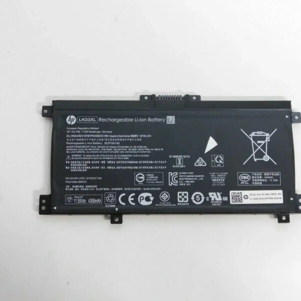 Original HP LK03XL Laptop Battery, 11.55V 4600mAh for Envy 17-BW0016NL