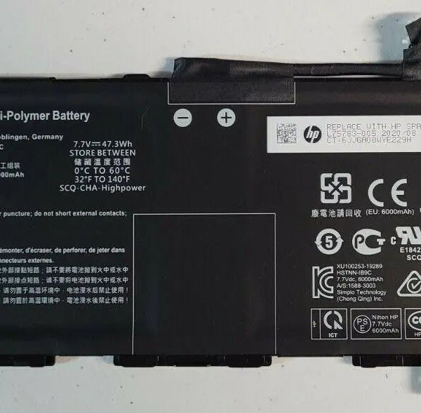 Original HP GH02XL Laptop Battery, 7.7V 6142mAh for HP Chromebook 14