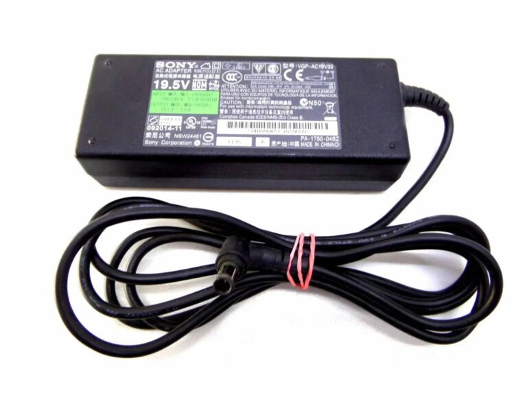 Sony ADP-75UB Laptop Charger, 75W 19.5V for Sony PCG-FR105