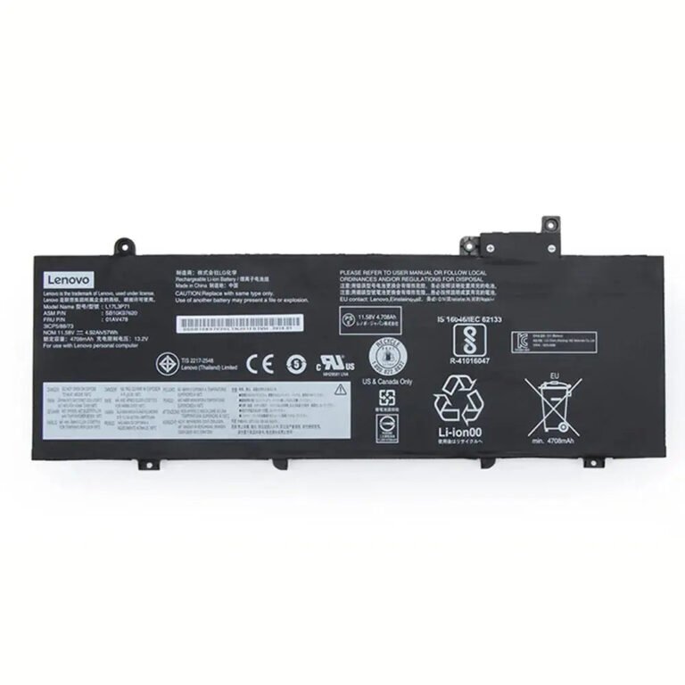 Original Lenovo T480s Laptop Battery, 11.58V 4920mAh for ThinkPad T480s