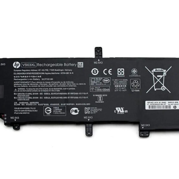 Original HP VS03XL Laptop Battery, 11.55V 52Wh for Envy 15-as000