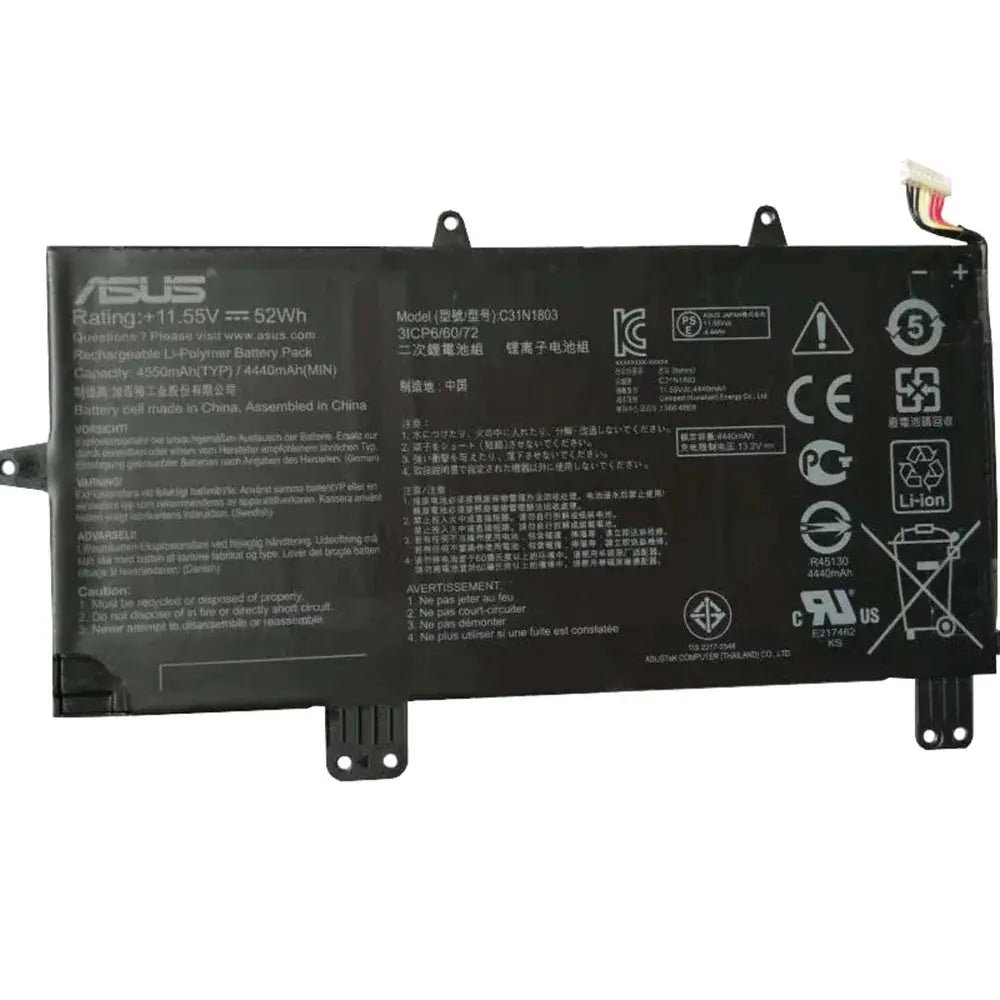 product-4436 Original ASUS UX450FD Laptop Battery, 11.55V 4550mAh for Asus UX450FD