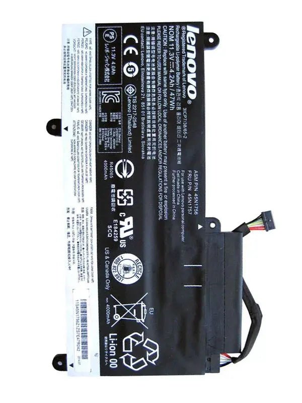 Original Lenovo E450 Laptop Battery, 11.4V 47Wh for ThinkPad E450