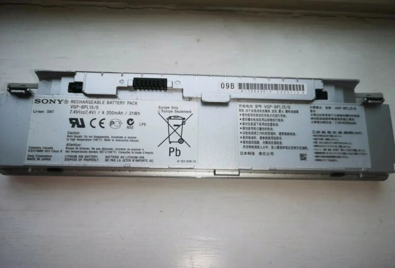 Original Sony VGP-BPL15/S Laptop Battery, 7.4V 4200mAh for VAIO VGN-P11Z/G