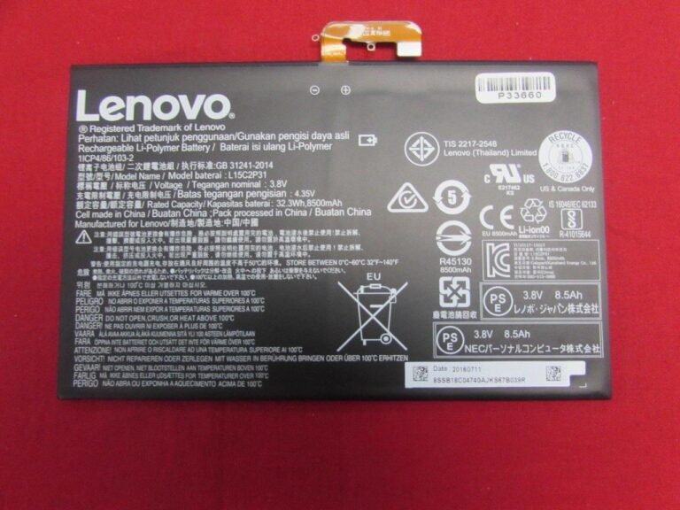 Original Lenovo L15C2P31 Laptop Battery, 3.8V 8500mAh for Yoga Book YB1
