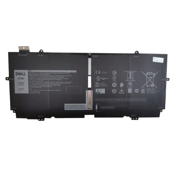 Original Dell 52TWH Laptop Battery, 7.6V 6710mAh for 7390 2-in-1