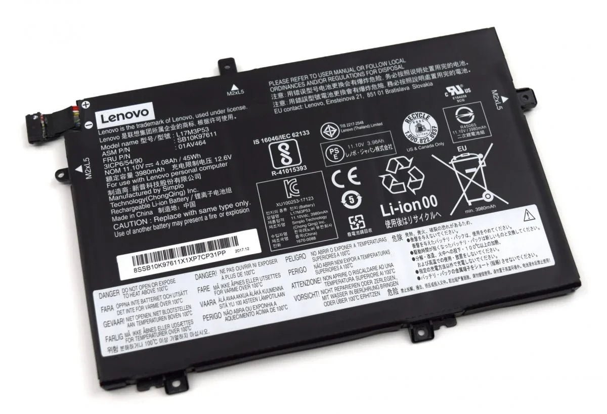 product-5013 Original Lenovo L480 Laptop Battery, 11.1V 4080mAh for ThinkPad L14