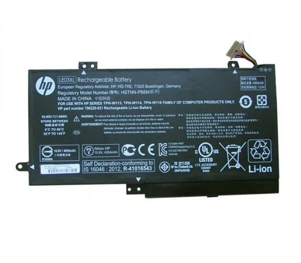 Original HP LE03XL Laptop Battery, 11.4V 4050mAh for Envy X360 15T-W000