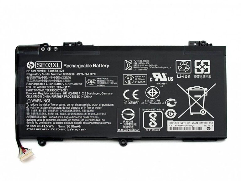 Original HP SE03XL Laptop Battery, 11.55V 3450mAh for Pavilion 14-AL018TU