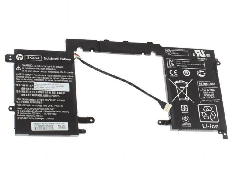 Original HP SK02XL Laptop Battery, 7.5V 3950mAh for Hp Pavilion 13-R030CA