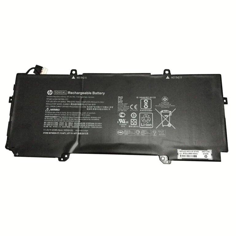 Original HP SD03XL Laptop Battery, 11.4V 3950mAh for Chromebook 13 G1-X8C55US
