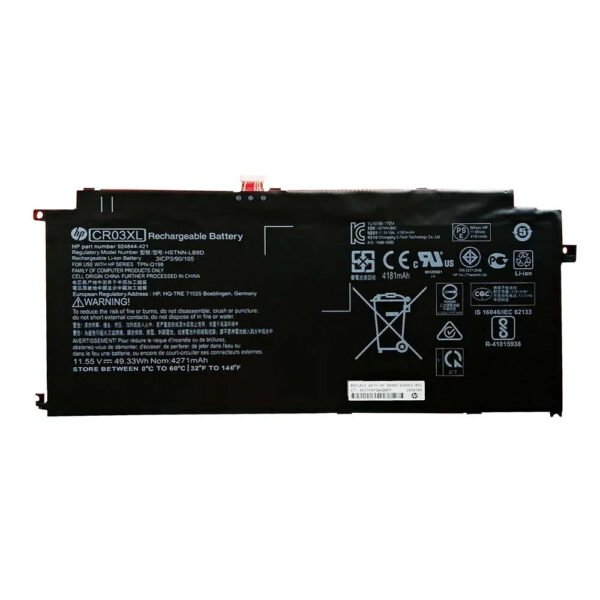 Original HP CR03XL Laptop Battery, 11.55V 4271mAh for Envy X2 12-E001NA