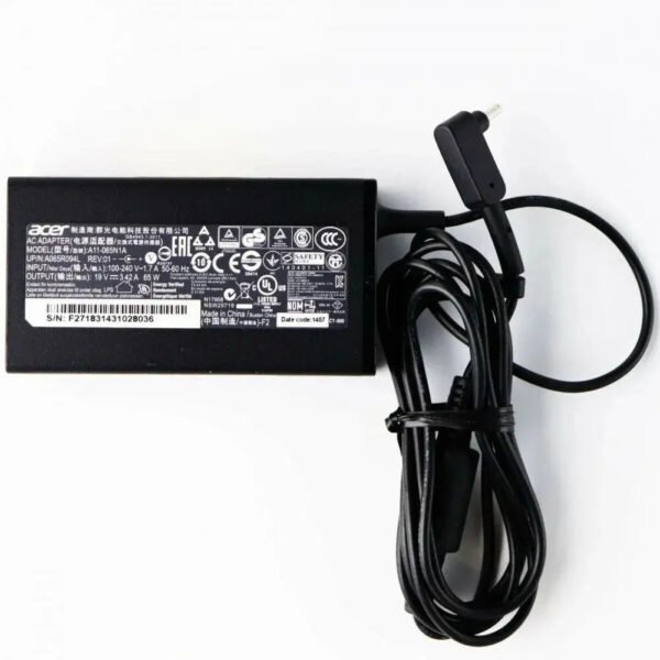 Original Acer C720 Laptop Charger, 65W 19V for A315-53-57R2